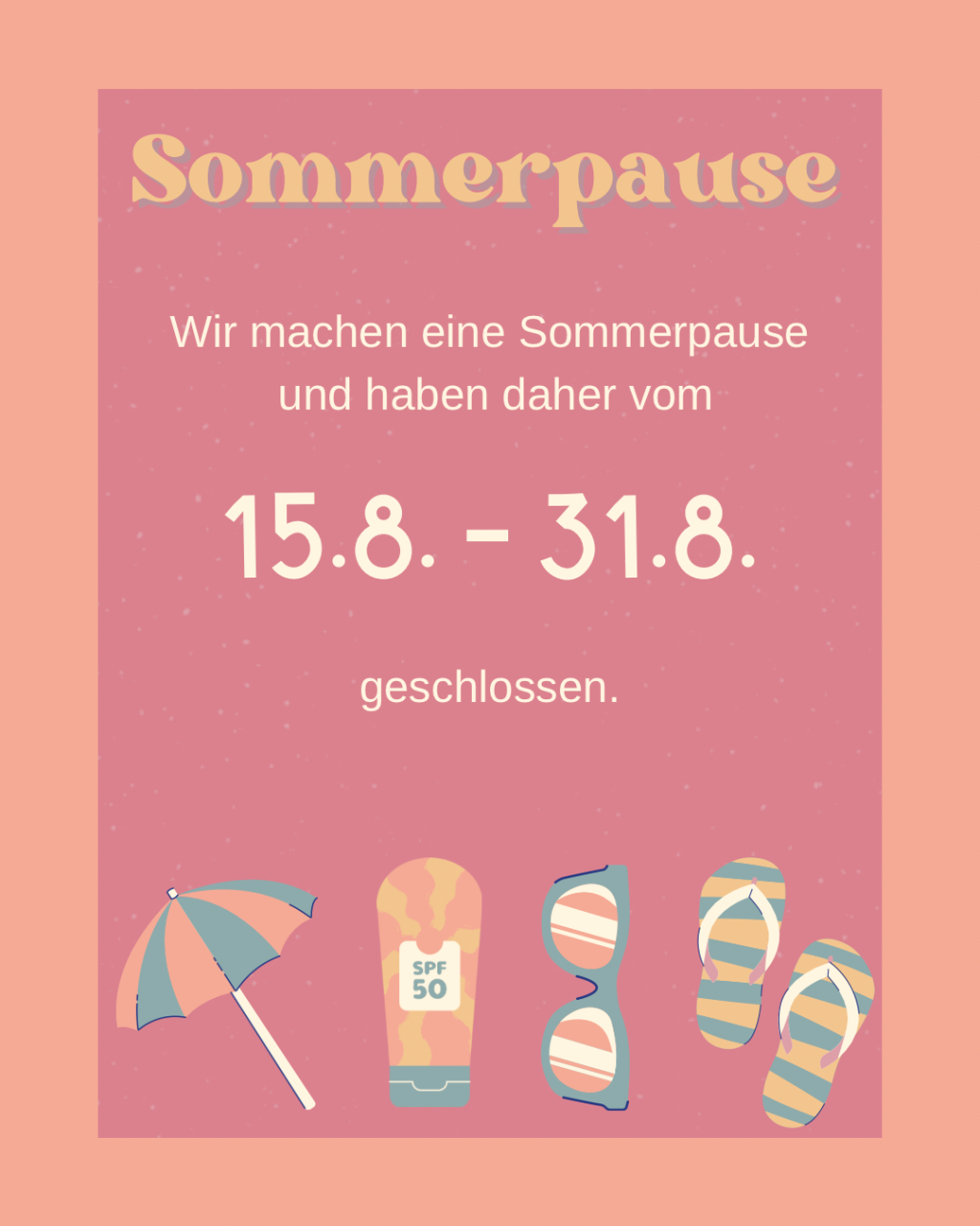 Sommerpause 